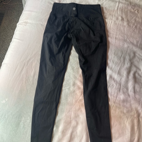 Athleta Snakeskin black leggings - Picture 2 of 6